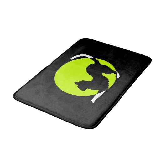 Cat Silhouette Bath Mat (Gekanteld)