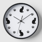 Cat Silhouette Clock (Voorkant)
