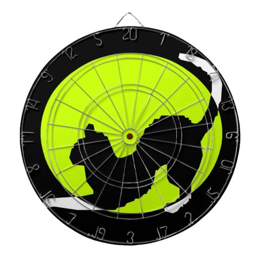 Cat Silhouette Dartbord (Voorkant)