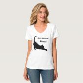 Cat Silhouette Funny T-shirt (Voorkant volledig)