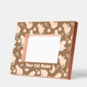 Cat Silhouette Gegraveerde Lijstjes (Links)