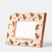 Cat Silhouette Gegraveerde Lijstjes (Links)