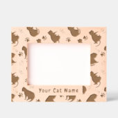 Cat Silhouette Gegraveerde Lijstjes (Voorkant)