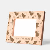 Cat Silhouette Gegraveerde Lijstjes (Links)