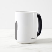 Cat Silhouette Morphing Mok (Voorkant rechts)