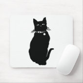 Cat Silhouette Muismat (Met muis)
