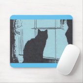 Cat Silhouette Muismat (Met muis)