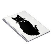 Cat Silhouette Notitieboek (Rechterzijde)