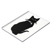 Cat Silhouette Notitieboek (Linkerzijde)