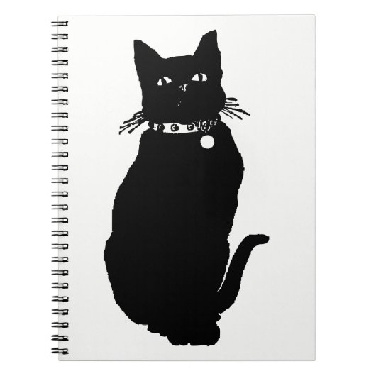 Cat Silhouette Notitieboek (Voorkant)