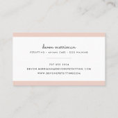 Cat Silhouette Petsitter Visitekaartje (Achterkant)