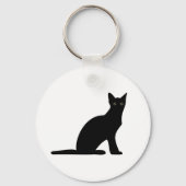 Cat Silhouette Sleutelhanger (Voorkant)