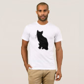 Cat Silhouette T-shirt (Voorkant volledig)