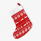 Cat Silhouettes kerstkeuken Kleine Kerstsok (Achterkant (Hangend))