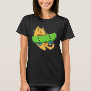Cat Skateboarder Hobbyist T-shirt