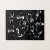 Cat skelet puzzel (Horizontaal)