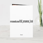 Cat Skeleton Cat Skeleton Cute Halloween Cartoon Kaart (Achterkant)