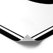 Cat Skeleton Cat Skeleton Cute Halloween Cartoon Poster (Hoek)