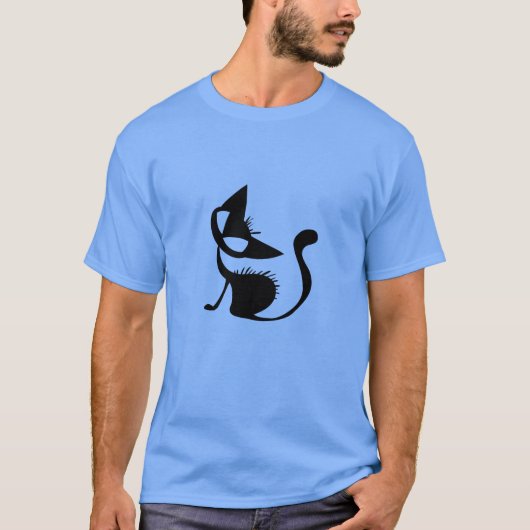 Cat Sketch Shirt vrouw en mannen en kinder T-shirt (Voorkant)