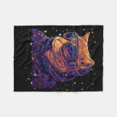 Cat Ski Snowboard Goggles Funny Skiing Snowboardin Fleece Deken (Voorkant (Horizontaal))