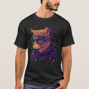 Cat Ski Snowboard Goggles Funny Skiing Snowboardin T-shirt