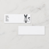 Cat - Skinny Mini Visitekaartje (Voorkant / Achterkant)