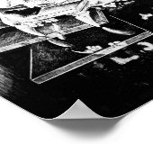 Cat Skull neergaande trap Poster (Hoek)