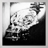 Cat Skull neergaande trap Poster (Voorkant)