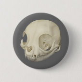 Cat Skull Ronde Button 5,7 Cm (Voorkant)