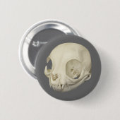Cat Skull Ronde Button 5,7 Cm (Voorkant /achterkant)