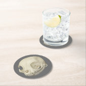 Cat Skull Ronde Kartonnen Onderzetter (Insitu)