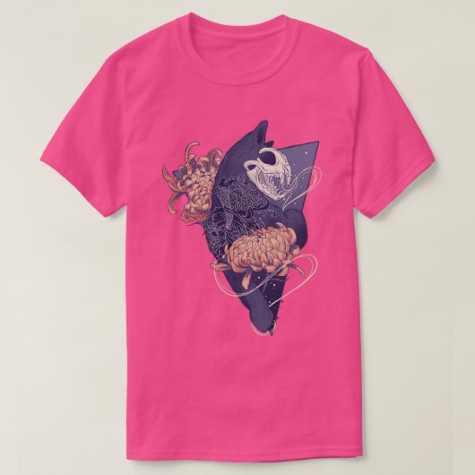 Cat Skull T-shirt (Design voorkant)