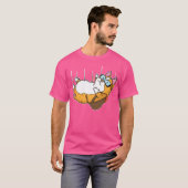 Cat Skydiving T-shirt (Voorkant volledig)