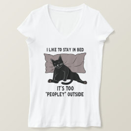 CAT SLAPEN IN BED, Funny Cat Slapen, Funny Cat T-shirt