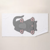 Cat Slaping Badhanddoek (Badhanddoek)