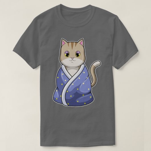Cat Slaping Blanket T-shirt (Design voorkant)