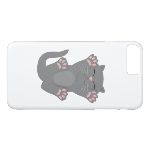 Cat Slaping Case-Mate iPhone Case (Achterkant (Horizontaal))