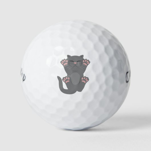 Cat Slaping Golfballen (Voorkant)