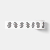 Cat Slaping Grosgrain Lint (Voorkant)