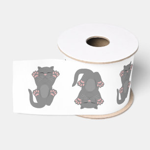 Cat Slaping Grosgrain Lint