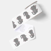 Cat Slaping Grosgrain Lint (Achterkant)