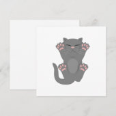 Cat Slaping Kaart (Voorkant / Achterkant)