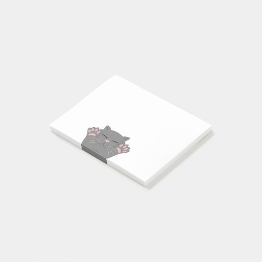 Cat Slaping Post-it® Notes (Schuin)