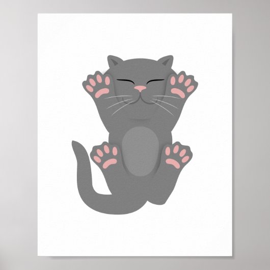Cat Slaping Poster (Voorkant)