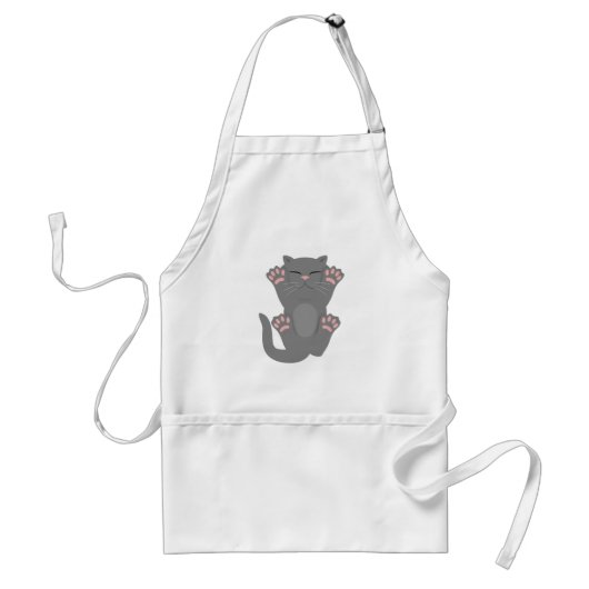 Cat Slaping Standaard Schort (Voorkant)