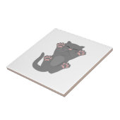 Cat Slaping Tegeltje (Zijkant)