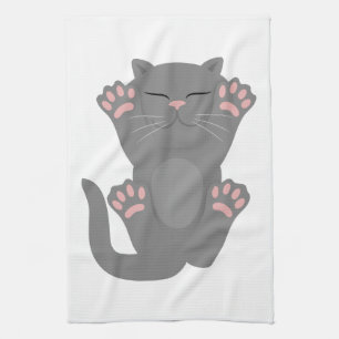 Cat Slaping Theedoek