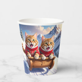 Cat Sled Ride Papieren Bekers