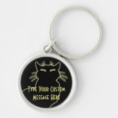 Cat Sleutelhanger Cat Gifts Personalized Keychains (Voorkant)