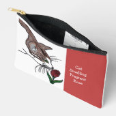 Cat Smelling Fragrant Rose Etui (Open)